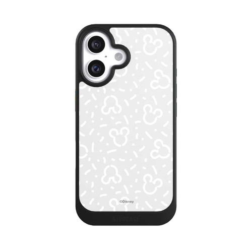 Apple iPhone 16 NIVOcore Disney Mickey Icon Pattern Grey