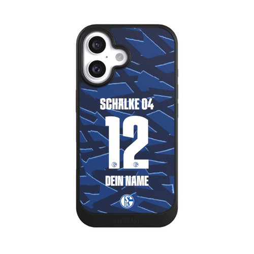 Apple iPhone 16 NIVOcore Schalke 04 Trikot Personalisierbar 25-26