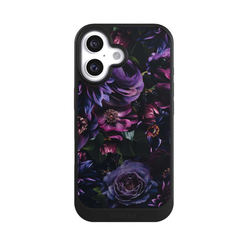 Apple iPhone 16 NIVOcore Dunkle Lila Blüten 