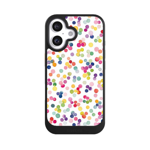Apple iPhone 16 NIVOcore Watercolor Dots Colorful