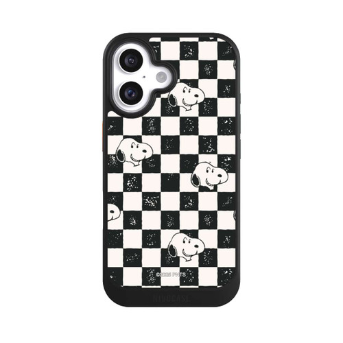 Apple iPhone 16 NIVOcore Snoopy Heads Checked Pattern