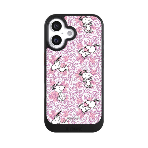 Apple iPhone 16 NIVOcore Peanuts Pink Roses Pattern