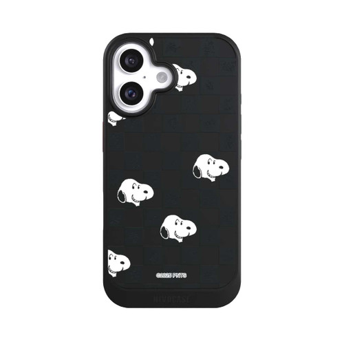 Apple iPhone 16 NIVOcore Snoopy Checked Pattern