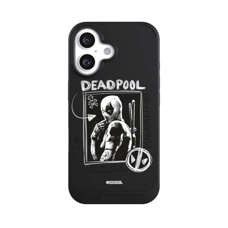 iPhone 16 NIVOcore Deadpool Transparent