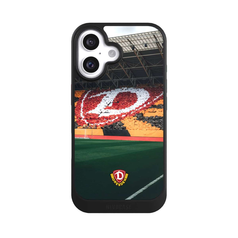 iPhone 16 NIVOcore Dynamo Dresden Logo Choreo