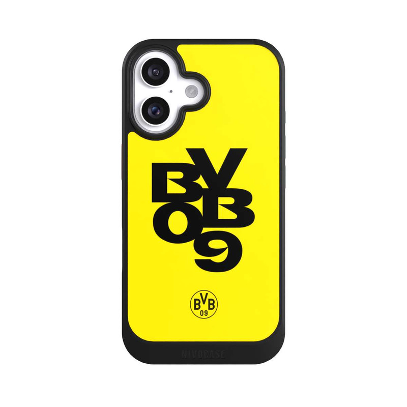 iPhone 16 NIVOcore BVB09 Schwarz Gelb