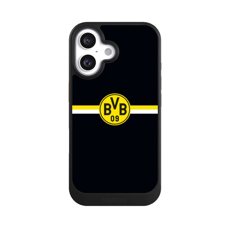 iPhone 16 NIVOcore BVB Logo Streifen