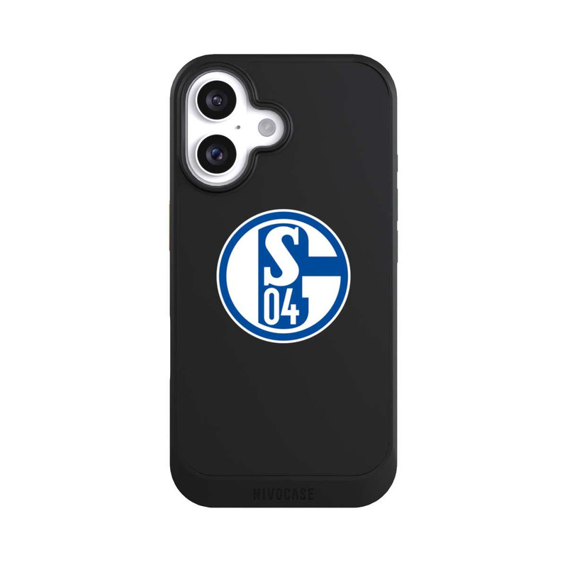 iPhone 16 NIVOcore FC Schalke 04 Logo Transparent