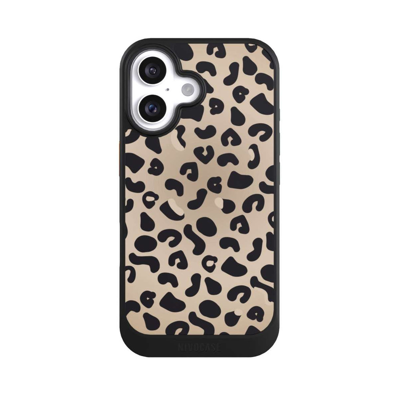 iPhone 16 NIVOcore  Gepardenmuster hellbraun