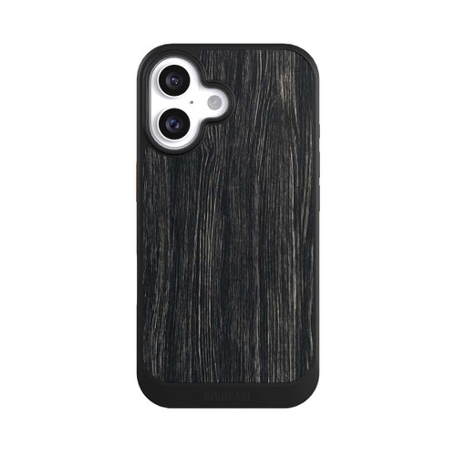 Apple iPhone 16 NIVOcore Dunkle Holzstruktur