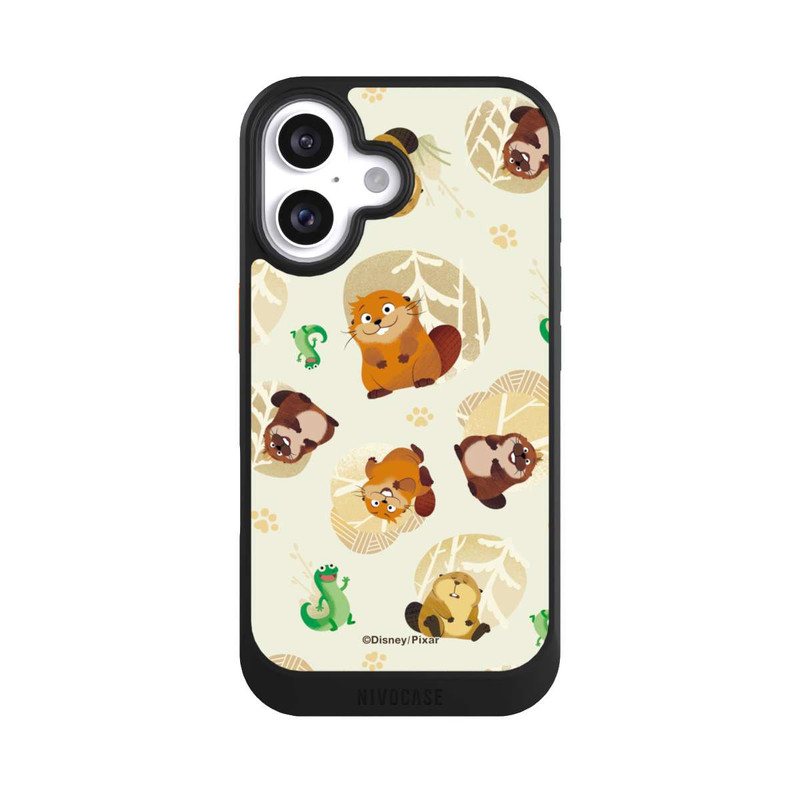 iPhone 16 NIVOcore Hoppers Muster Gelb