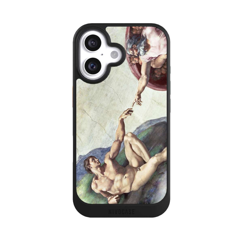 iPhone 16 NIVOcore Michelangelo Buonarroti Erschaffung von Adam