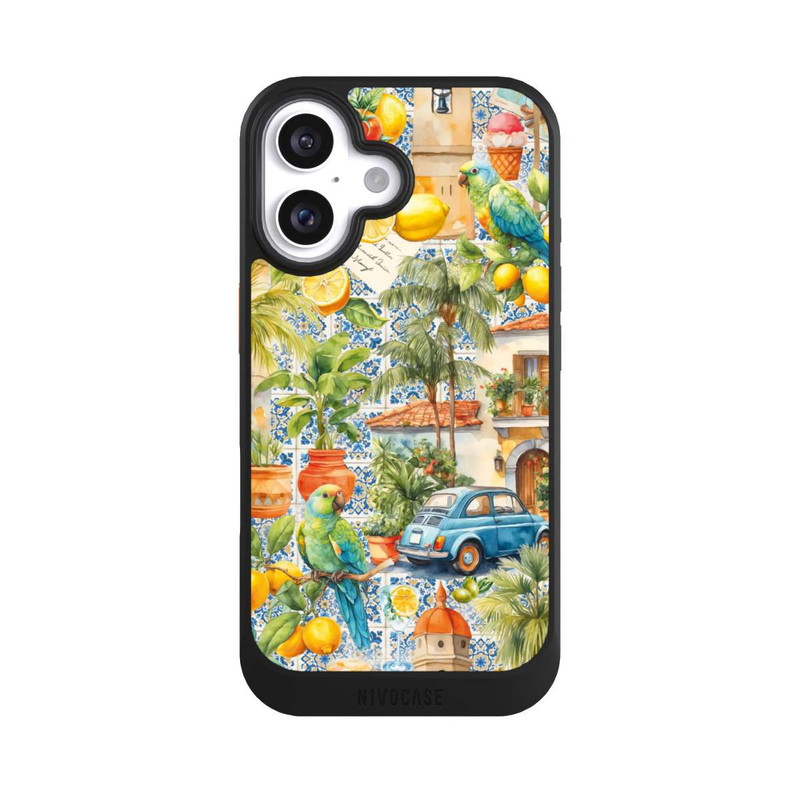 iPhone 16 NIVOcore Whimsica Italian Travel Memories Mit KI