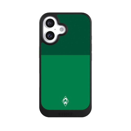 Apple iPhone 16 NIVOcore Werder Bremen Grün auf Grün
