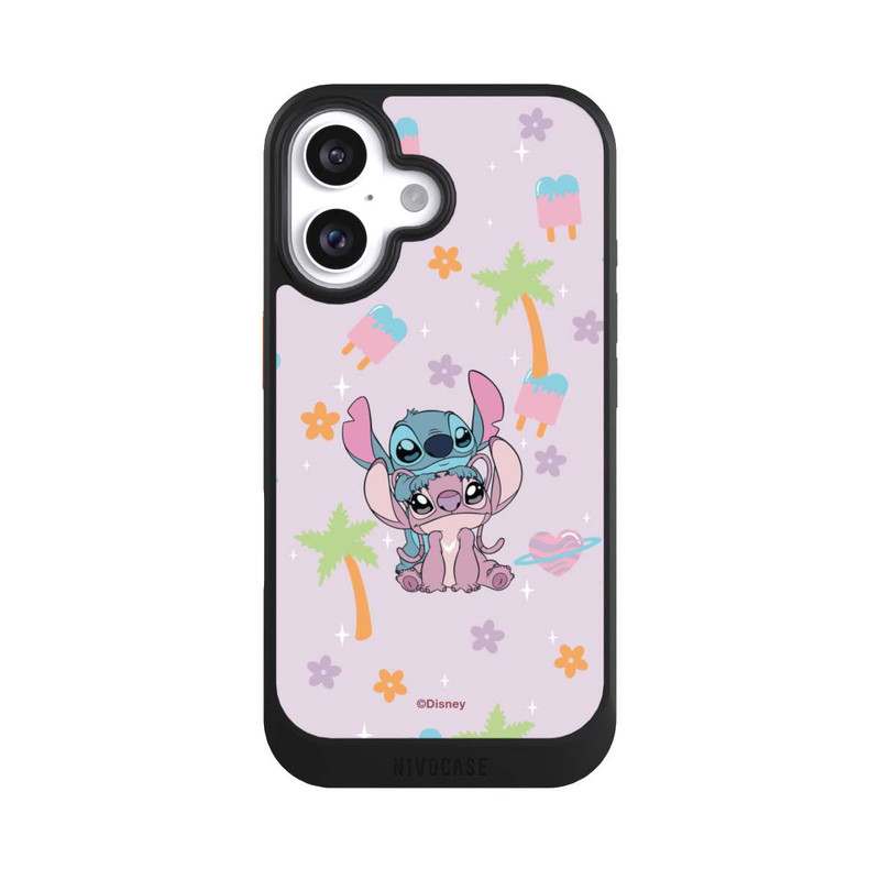iPhone 16 NIVOcore Stitch and Angel Cute Couple