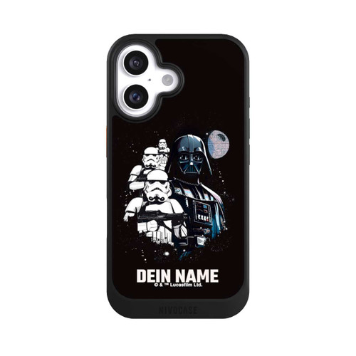 Apple iPhone 16 NIVOcore Dunkle Seite Star Wars Personalisierbar 
