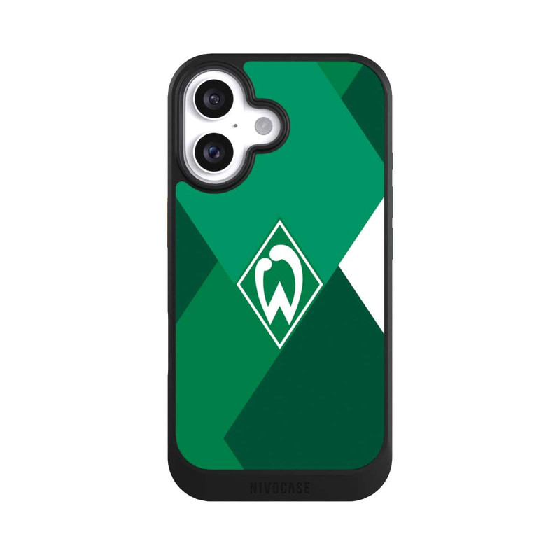 iPhone 16 NIVOcore Werder Bremen Rautenmuster