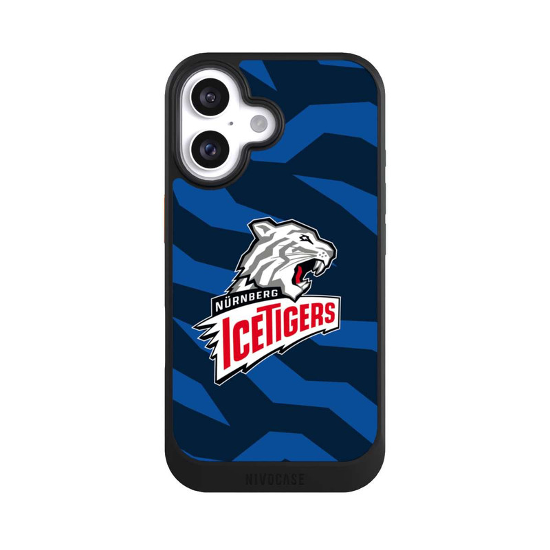 iPhone 16 NIVOcore Nürnberg Ice Tigers Muster