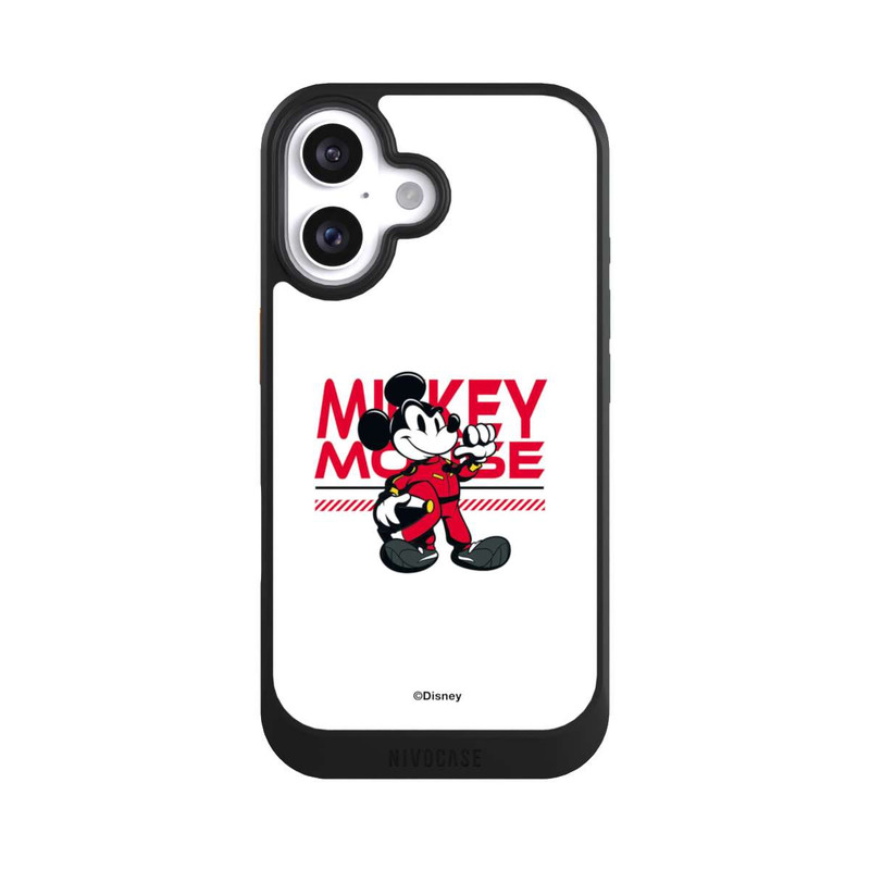 iPhone 16 NIVOcore Mickey Mouse Racing White