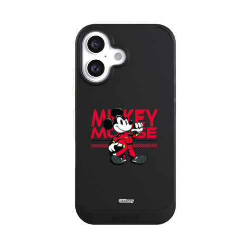 Apple iPhone 16 NIVOcore Micky Maus Rennfahrer Transparent