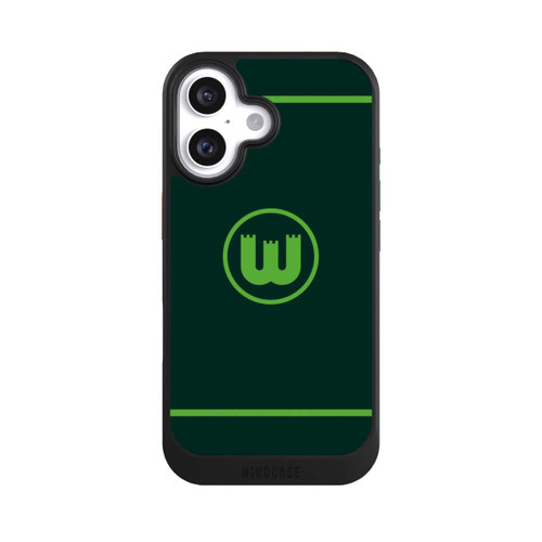  NIVOcore VfL Wolfsburg Zinnenwappen Linien Grün