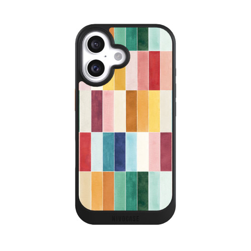 Apple iPhone 16 NIVOcore Modern Craft Geometric Rectangular Tiles