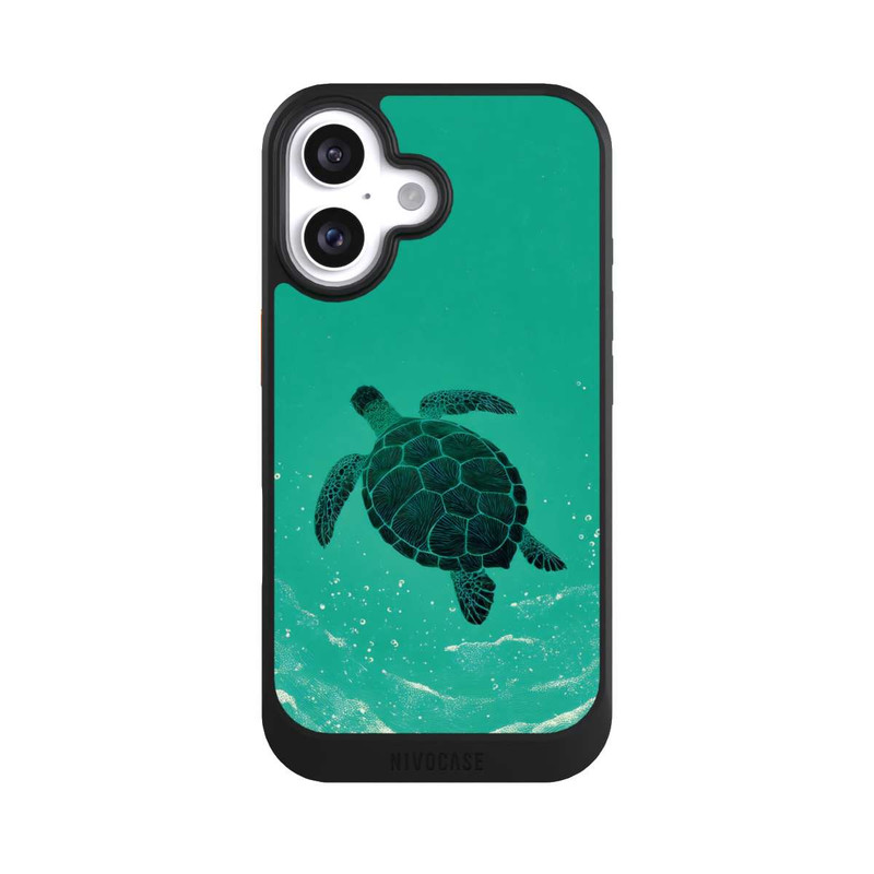 iPhone 16 NIVOcore Meeresschildkröte mit KI