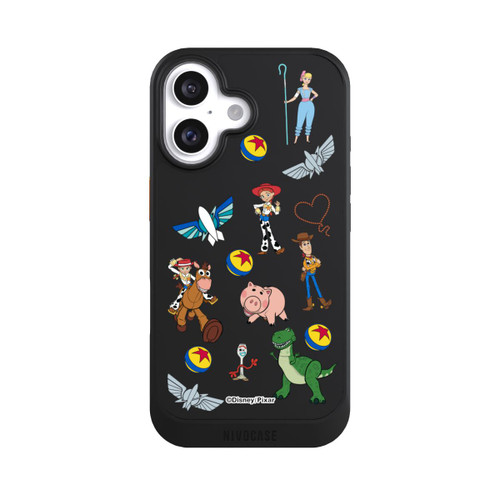 Apple iPhone 16 NIVOcore Toy Story 5 Hero Toys Pattern Transparent