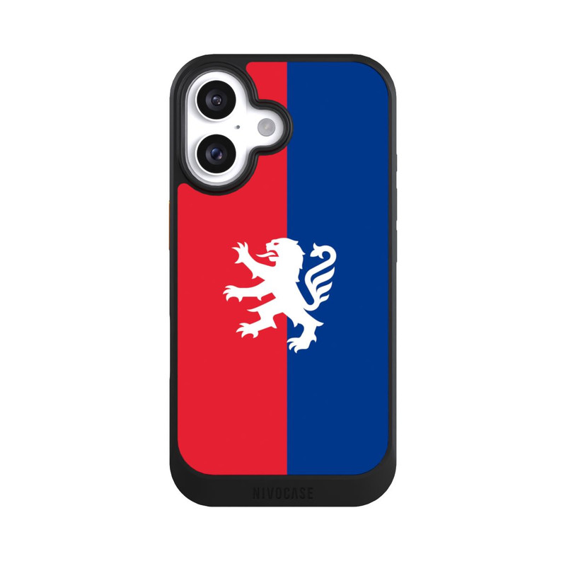 iPhone 16 NIVOcore OL Löwe rot blau