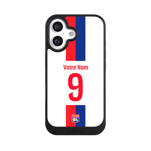 Apple iPhone 16 NIVOcore Olympique Lyonnais Maillot Personnalisable