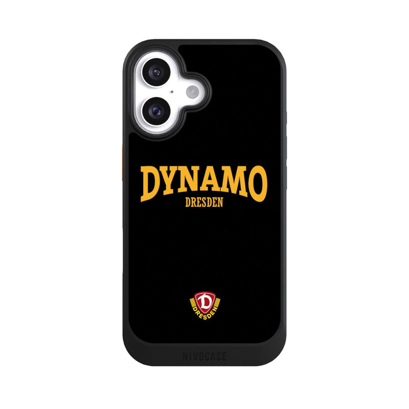 iPhone 16 NIVOcore Dynamo Dresden Schwarz-Gelb