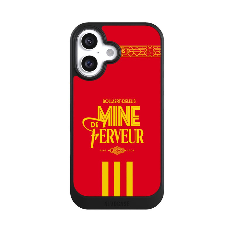 iPhone 16 NIVOcore RC Lens Mine de Ferveur red