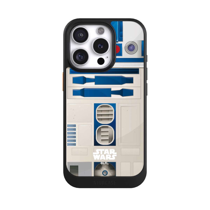 iPhone 16 Pro NIVOcore R2D2 Gros plan
