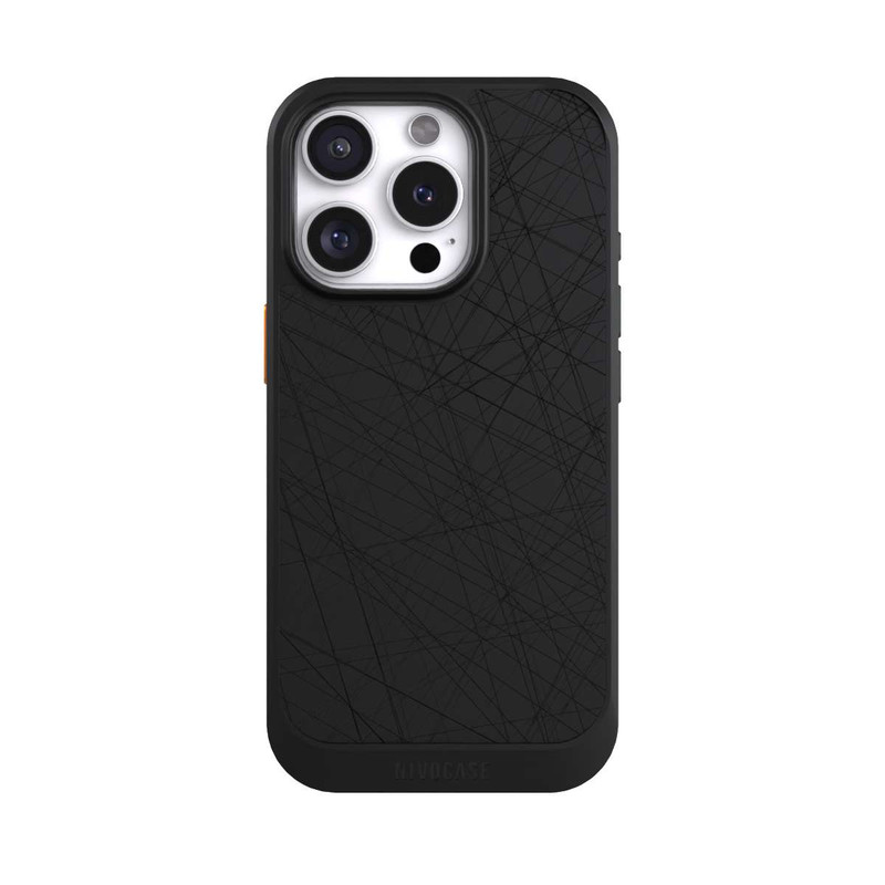 iPhone 16 Pro NIVOcore Scratches Black ohne Hintergrund