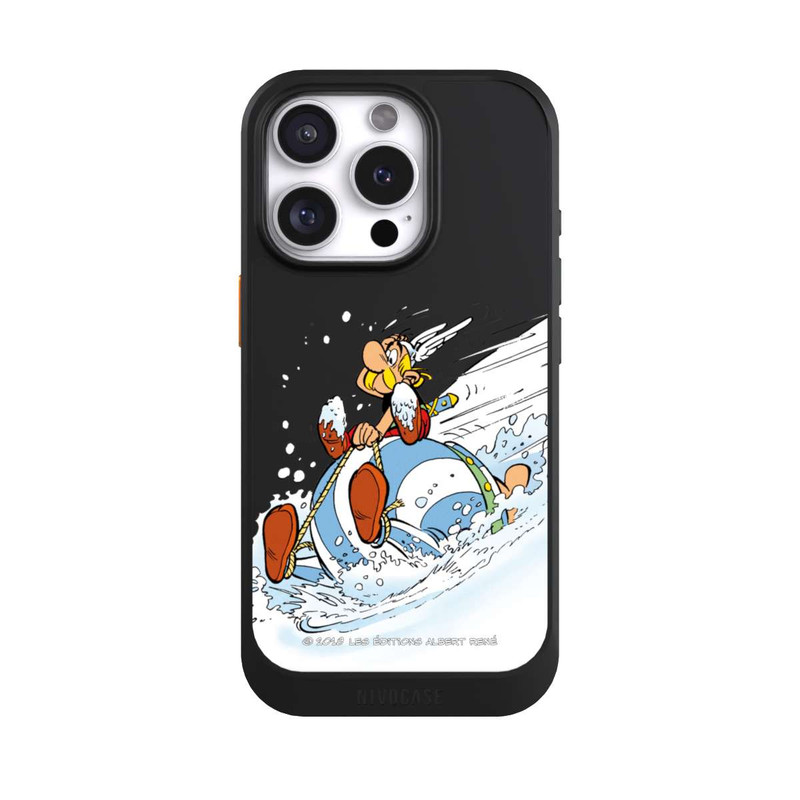 iPhone 16 Pro NIVOcore Astérix & Obélix Luge Transparent