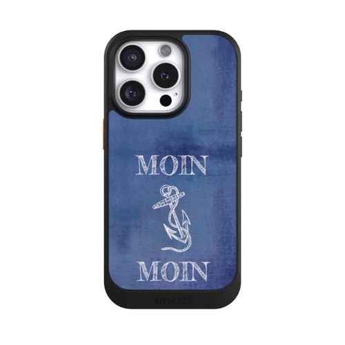 Apple iPhone 16 Pro NIVOcore Moin Anker grunge blau
