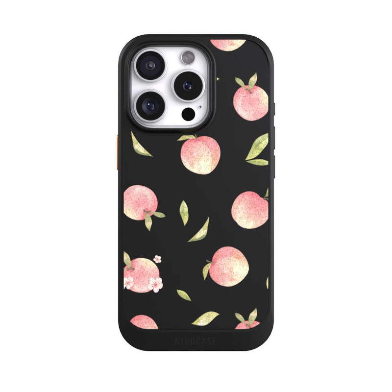 iPhone 16 Pro NIVOcore Pfirsiche Transparent