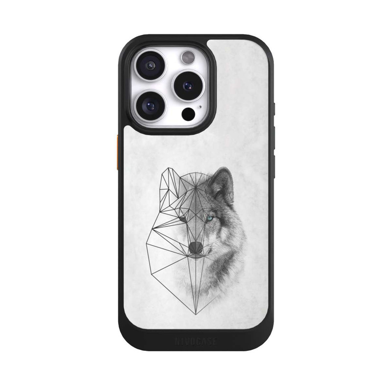 iPhone 16 Pro NIVOcore Loup polygonique