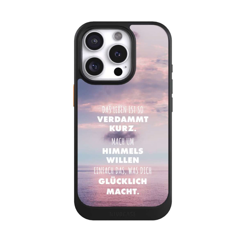 iPhone 16 Pro NIVOcore Das Leben Ist So Verdammt Kurz