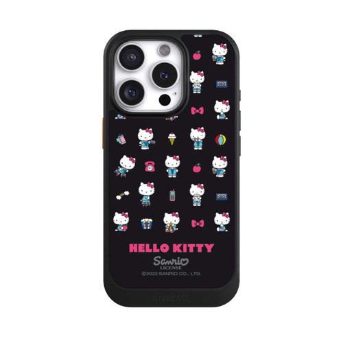 Apple iPhone 16 Pro NIVOcore Hello Kitty 90s Schwarz
