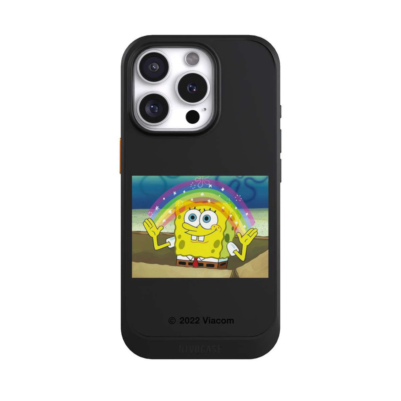 iPhone 16 Pro NIVOcore Spongebob - Regenbogen Meme transparent
