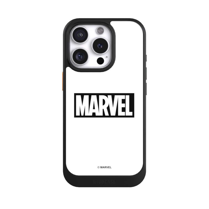 iPhone 16 Pro NIVOcore Marvel Logo White