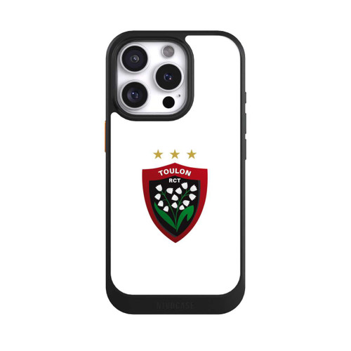 Apple iPhone 16 Pro NIVOcore Logo RC Toulonnais Blanc