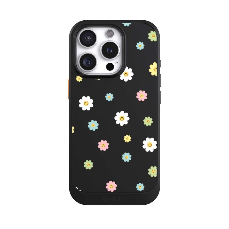 iPhone 16 Pro NIVOcore Flower Power Petit Transparent