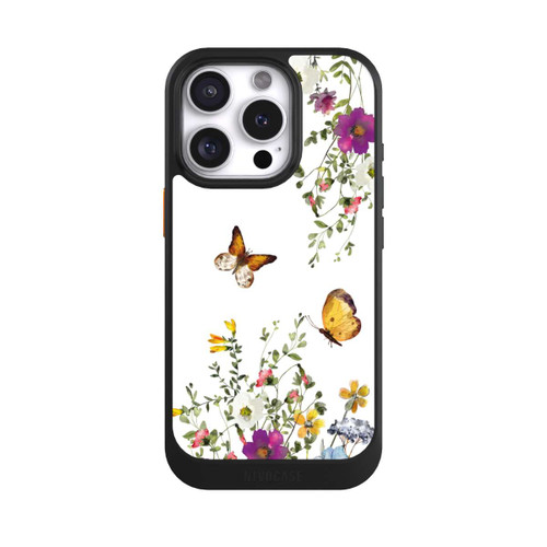 Apple iPhone 16 Pro NIVOcore Papillons et fleurs colorées