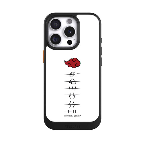 Apple iPhone 16 Pro NIVOcore Akatsuki Mitgliedersymbole Weiß