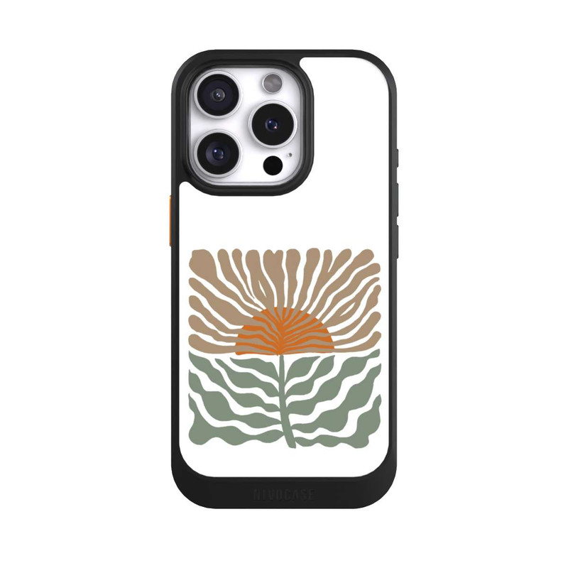iPhone 16 Pro NIVOcore Fleurs au Lever du Soleil Boho
