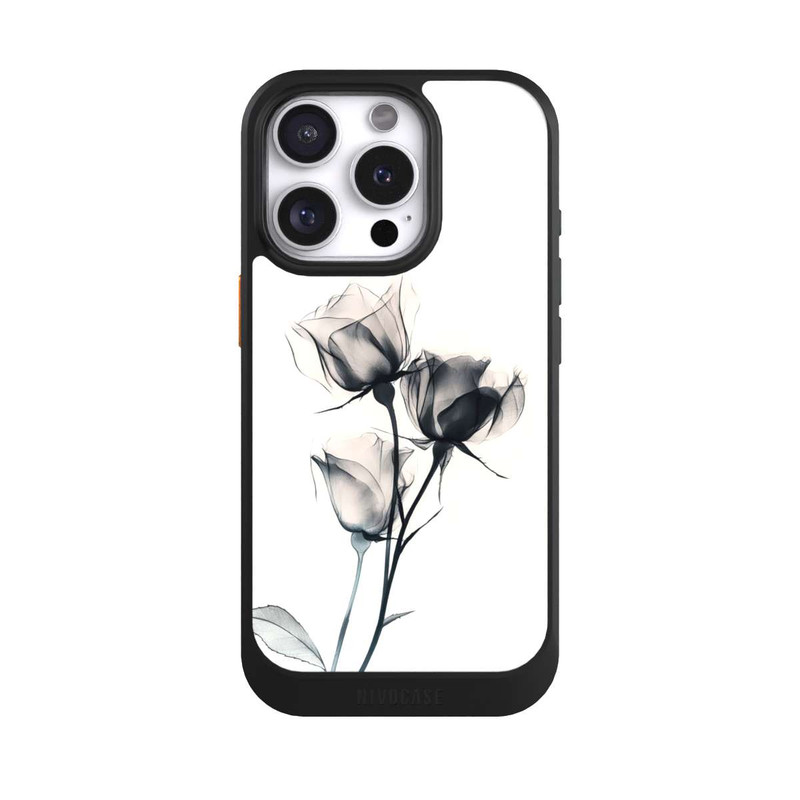 iPhone 16 Pro NIVOcore Fleur noire