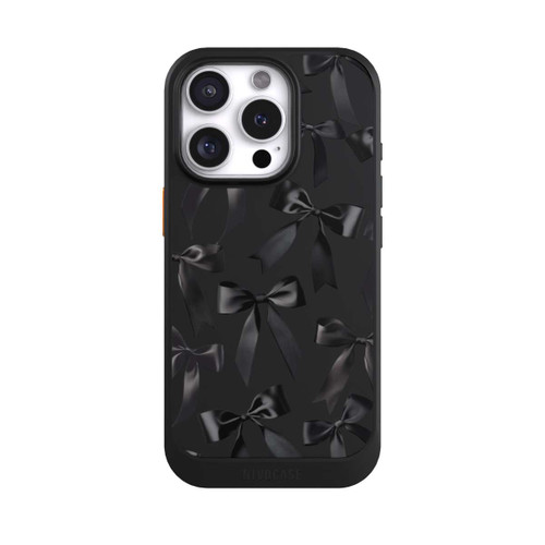 Apple iPhone 16 Pro NIVOcore Schwarze Satinschleifen