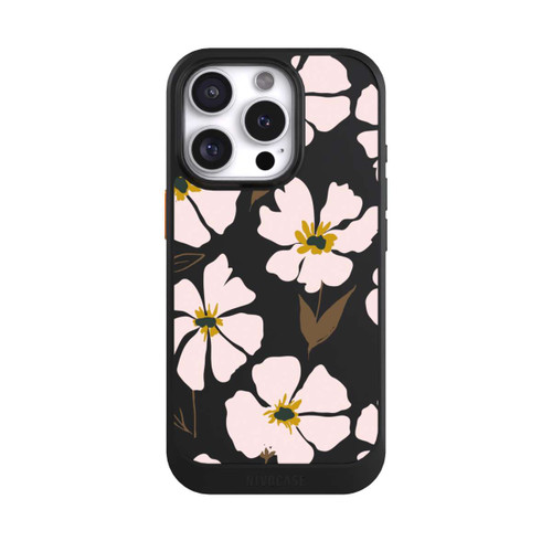 Apple iPhone 16 Pro NIVOcore Simple Pastell Flowers Rose Transparent